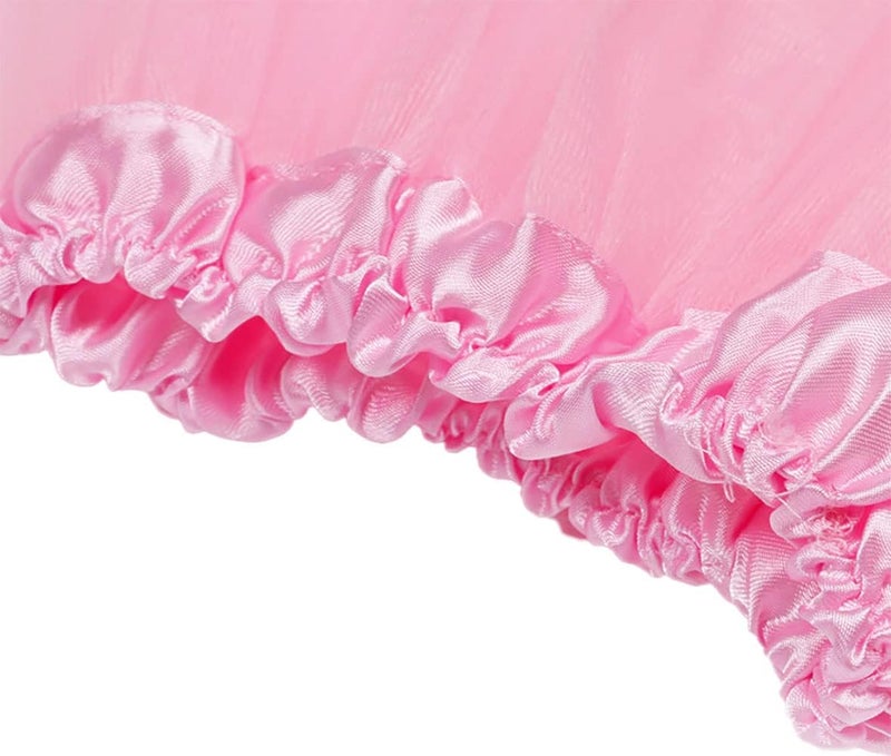 Ayhcclth Girls Tutu Classic Elastic 3 or 4 Layered Tulle Skirt Tutu for Toddler Girl, 2-8Years - Image 2